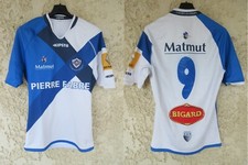 Maillot rugby CASTRES OLYMPIQUE 2014 2015 porté n°9 KIPSTA worn shirt M/L