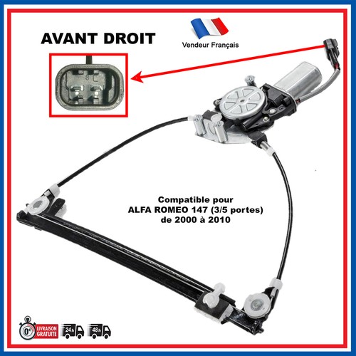 Lève vitre electrique avant - vitre,