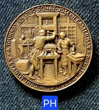 Belgique Tournai - T  Belle Méd. Bronze 32mm- 175e Anniv CASTERMAN (Tintin) 1955
