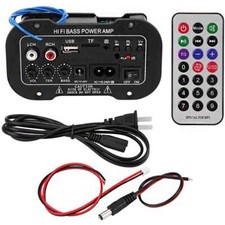 Noir Bluetooth amplificateur HiFi 5 Pouces Auto Voiture numérique amplificate...