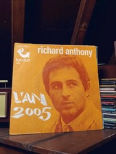 Vintage 45 tours ancien vinyle Richard Anthony disque rétro collection musique