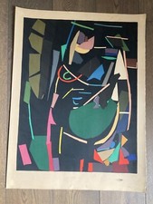 GRANDE LITHOGRAPHIE ANCIENNE D