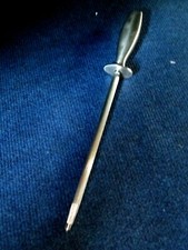 FUSIL à AIGUISER meche ronde inox Affuteur Couteau Knife sharpening tool Chine !