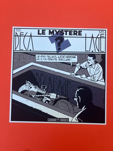 Jacobs serigraphie carte - jacobs, de