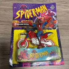 Figurine Spiderman avec vélo