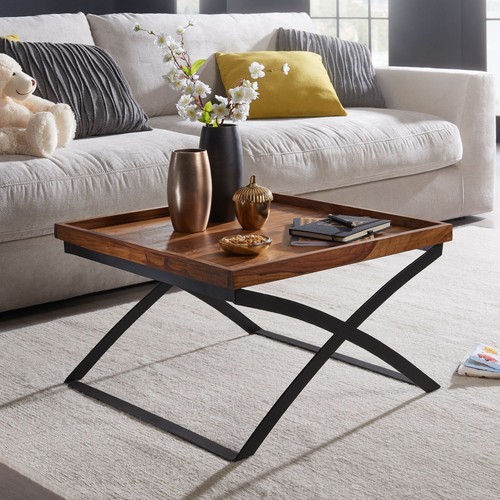 Finebuy table basse bois - table,