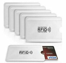 5 étui carte bancaire bleue sans contact anti piratage RFID protection 2025