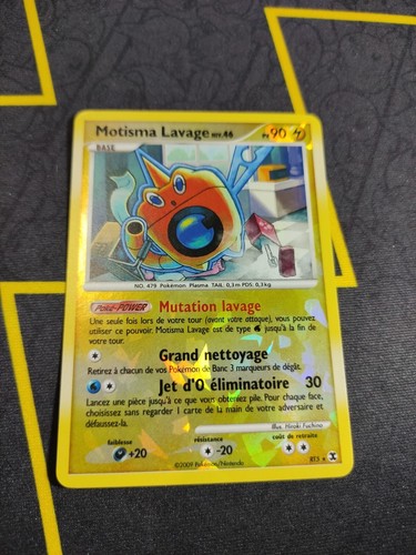 Carte pokémon motisma lavage - pokémon,