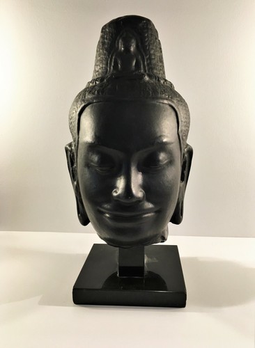 Tête bouddha bodhisattva - -,