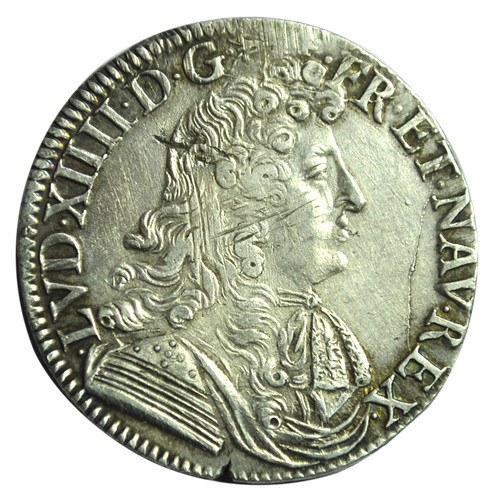Louis xiv demi ecu la - ecu, à