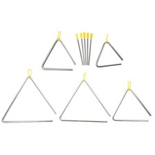 5 ensembles d'instruments de musique triangulaires, instruments à Percussion,