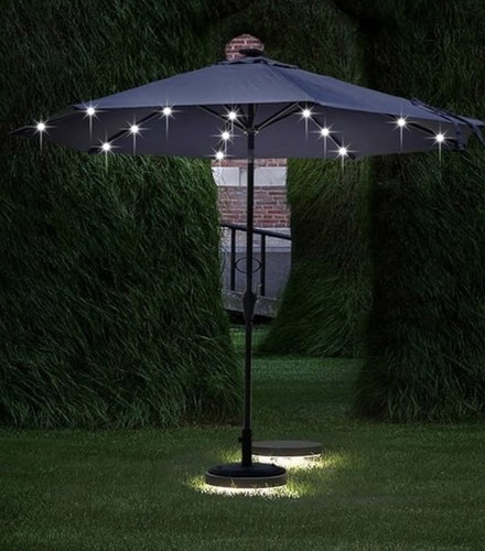 Parasol jardin avec led - parasol,