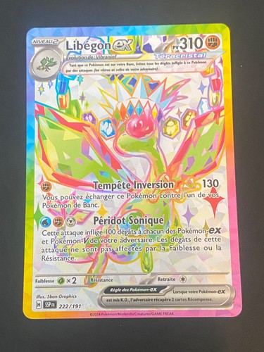 Carte pokemon libégon - carte,