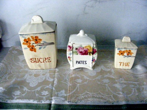 3pots épices faïence - 3pots,