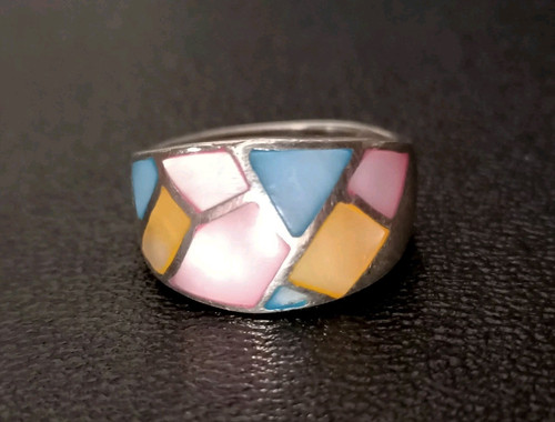 Ancienne bague nacres - bague,