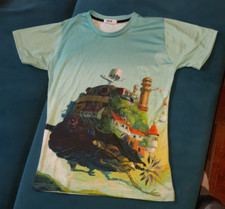 T-Shirt manches courtes couleur Myiazaki - Le château dans le ciel - XL