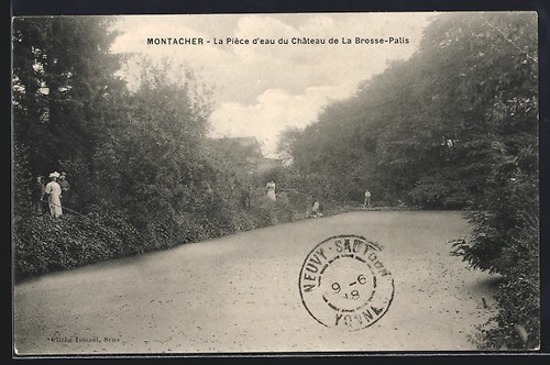 Cpa montacher pièce - montacher,,