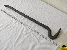 Outil ancien Pied de biche en acier 57,5cm de long  1kg600