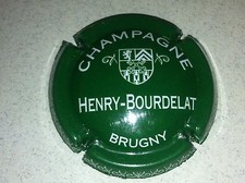 Capsule de champagne HENRY-BOURDELAT (2. vert et blanc)