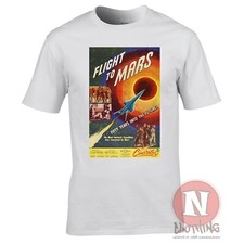 T-Shirt Vol Vers MARS Affiche