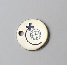 Jeton de caddie métal Mission médicale internationale