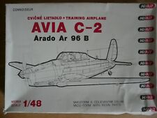 Maquette Avion Hi-kit 1/48 Ref C-401 Avia C-2 Arado Ar96B (Ar 96A) (pièces en va