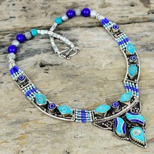 Turquoise & Lapis Lazuli 925