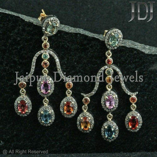 Diamant pavé multi - multi, saphir