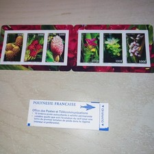 Lot de 2 Carnets polynesie Française  10 Et 6 Timbres Neuf