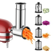 Râpe-légumes en Acier Inoxydable Accessoire pour Kitchenaid Râpe à Fromage/Dé...