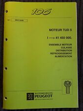 (303MA) Manuel atelier PEUGEOT 106 - Moteur TUD 5.