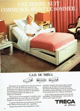 Publicité Advertising 068  1981   Tréca   lit relaxation   C.A.D