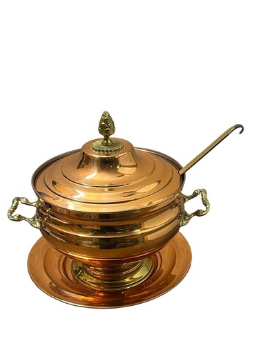 Ancienne soupière cuivre - ancienne,