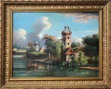 Tableau HST "Paysage au