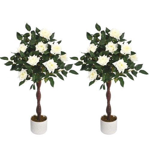 Lot rosiers artificiels - de,