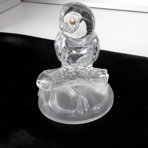 Chouette verre cristal - chouette, en