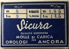 Sicura [ 1X=1 Ressort