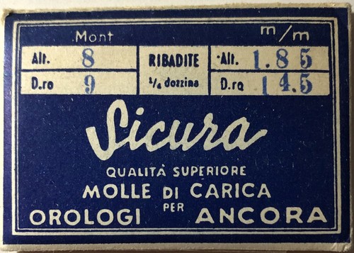 Sicura 1 ressort - 1x=1,