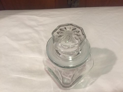 Vintage glass apothecary - apothecary, jar