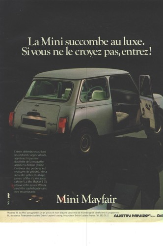 Publicite 1983 austin - ,