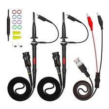 Sondes d'Oscilloscope 100 MHz P2100 X1 X10 avec Kit de Fils de Test Prise BNC...