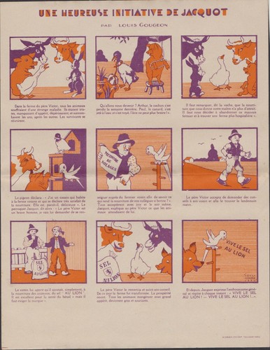 Publicite ancienne sel - sel, au