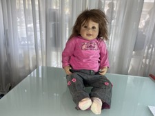 Poupée d'artiste poupée Monika Peter poupée légère en vinyle 80 cm. Excellent...