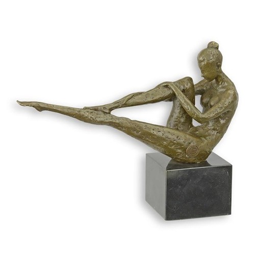 Sculpture femme nue allongée - sculpture,