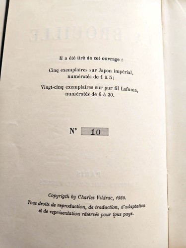Vildrac rare tirage 30 - vildrac,