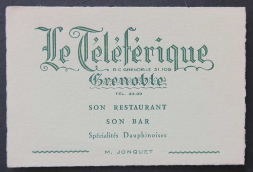 Carte visite restaurant le - carte,