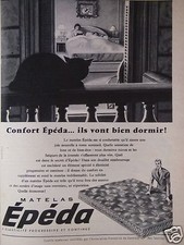 PUBLICITÉ ÉPÉDA MATELAS CONFORT ILS VONT BIEN DORMIR !