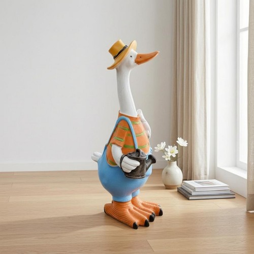 Canard décoratif avec chapeau - canard,