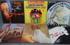 x7 disques vinyles Croisille x2 Michèle Torr x3 France Gall - Made In Normandie
