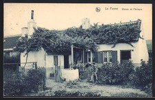CPA La Panne, Maison de Pecheurs 1930 